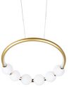 Metal LED Pendant Lamp Gold FANE _847371