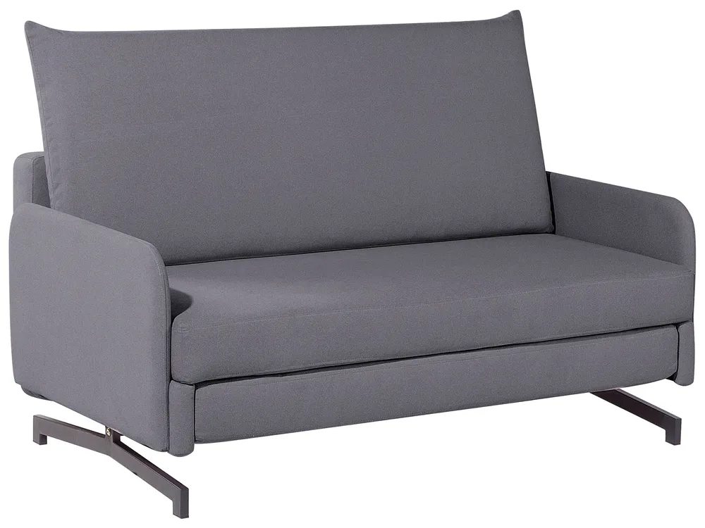 Sofa Bed 2 Seater BELFAST Fabric Grey_798405