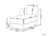 Right Hand Boucle Chaise Lounge Off-White ARTHEZE _930137