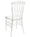 Set of 2 Dining Chairs Transparent MENDON_929346