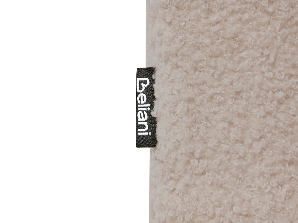 Divano angolare modulare 5 posti KIVVIK con ottomana Bouclé Beige Lato destro_1045781
