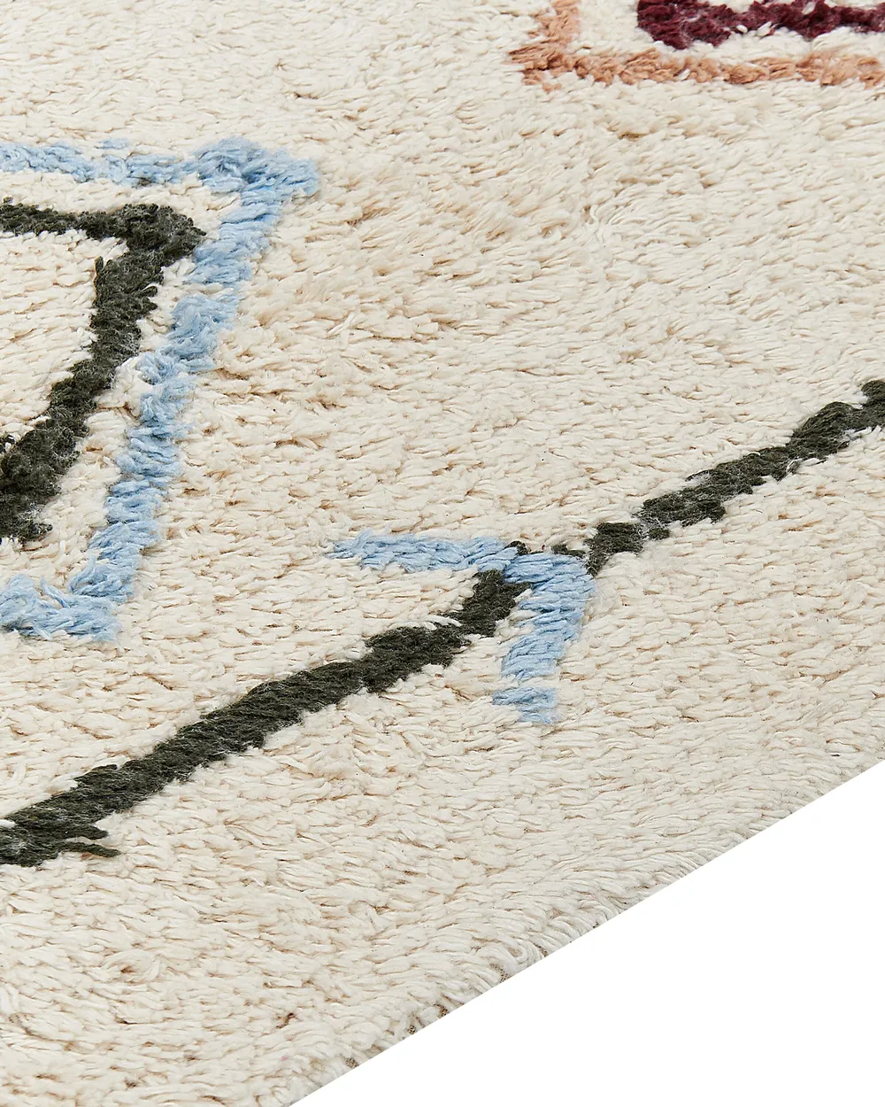 Tappeto CORUM Beige 140 x 200 cm Cotone_839419