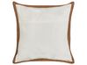 Set of 2 Cotton Cushions 45 x 45 cm Off-White IANTHE_940115