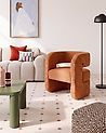 Armchair VIDSEL Chenille Orange