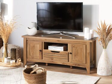 TV Stand Light Wood AGORA