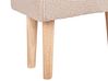 Boucle Footstool Beige TAKOMA_850210