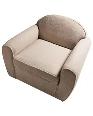 Poltrona ELLEDE Bouclé Marrone chiaro_959900