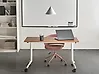 Foldable Office Desk CAVI 120 cm x 60 cm Brown