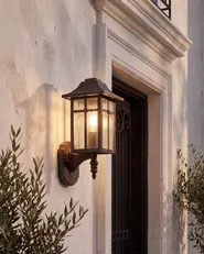 Outdoor Wall Light ALATA Black_985600