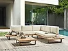 Conjunto de fundas de cojín de exterior MYKONOS Blanco crema