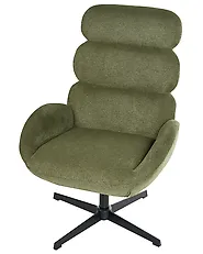 Swivel Armchair AALBORG Fabric Green_1169061