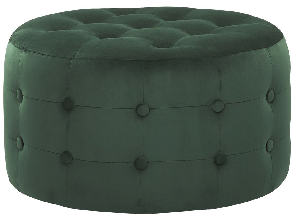 Pouffe TAMPA Velvet Dark Green