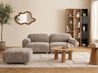 Sofa modułowa dla 2 osób AMLI z otomaną Szenil Beżowy