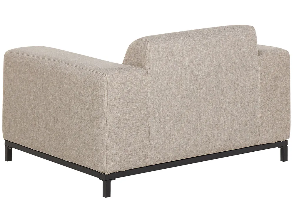 Garden Lounge Set with Table 5 Seater ROVIGO Beige_795051