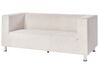 3-istuttava sohva kangas valkoinen FLORO_916679