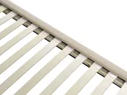 Bed Boucle SOULISSE 140 x 200 cm (EU Double) Beige_1129745
