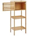 Bamboo Bathroom Shelving Unit Light Wood BECKLEY _927207