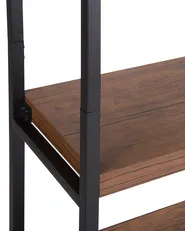 Regał 4 półki TIFTON 155 cm Ciemnobrązowy_758803