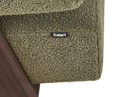 Sofa 2 Seater TAMRE Boucle Green/ Dark Brown_1061372