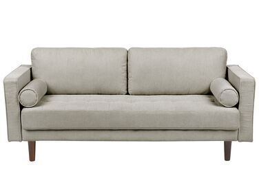 3-istuttava sohva kangas ruskeanharmaa NURMO