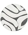 Rug HARTZ Grey/ White ø 160 cm