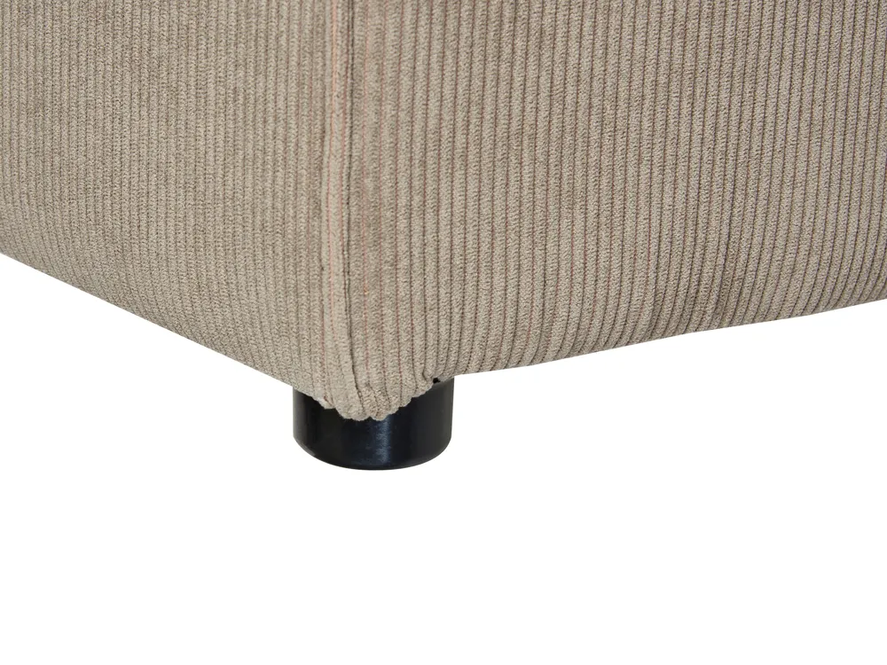 Module fauteuil LEMVIG Velours côtelé Taupe_876032