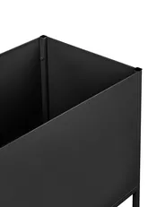 Donica na nóżkach TAPIEN 70 cm Metal Czarny_942249