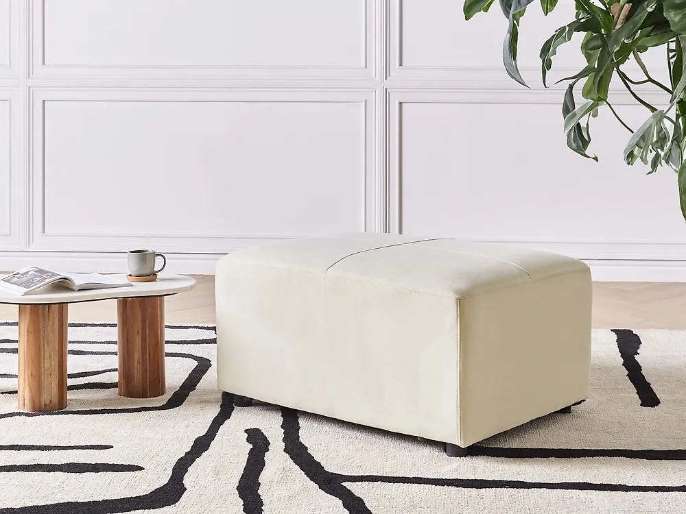 Ottoman KOHLO Fabric Light Beige_1185370