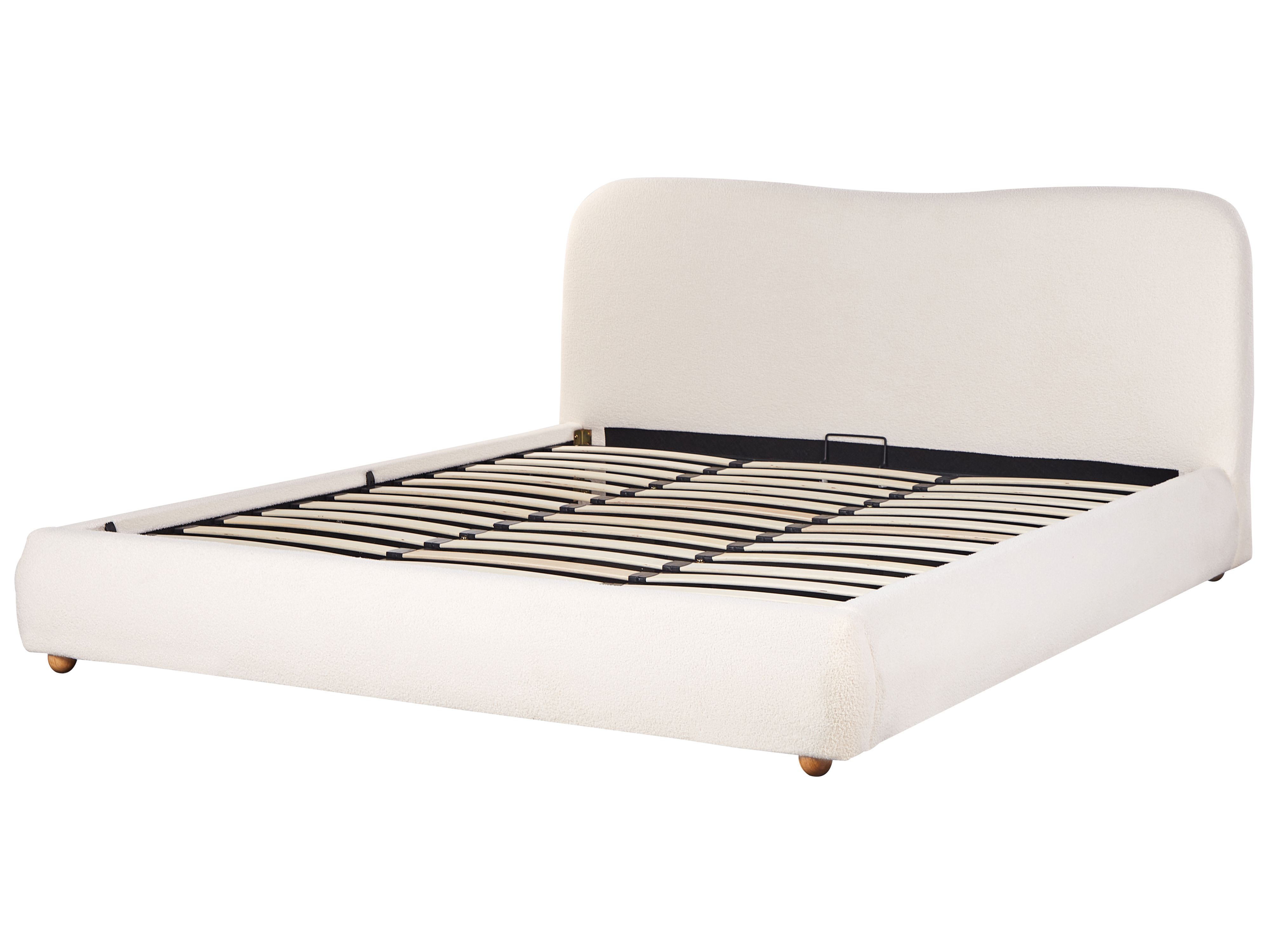 Bed Met Opbergruimte Boucl Wit 180 X 200 Cm BLAGNAC Beliani nl bed-met-opbergruimte-boucl-wit-180-x-200-cm-blagnac-beliani-nl