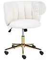 Desk Chair PELORA Boucle White