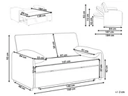 Sofa Bed HORMA Fabric Grey_1030063