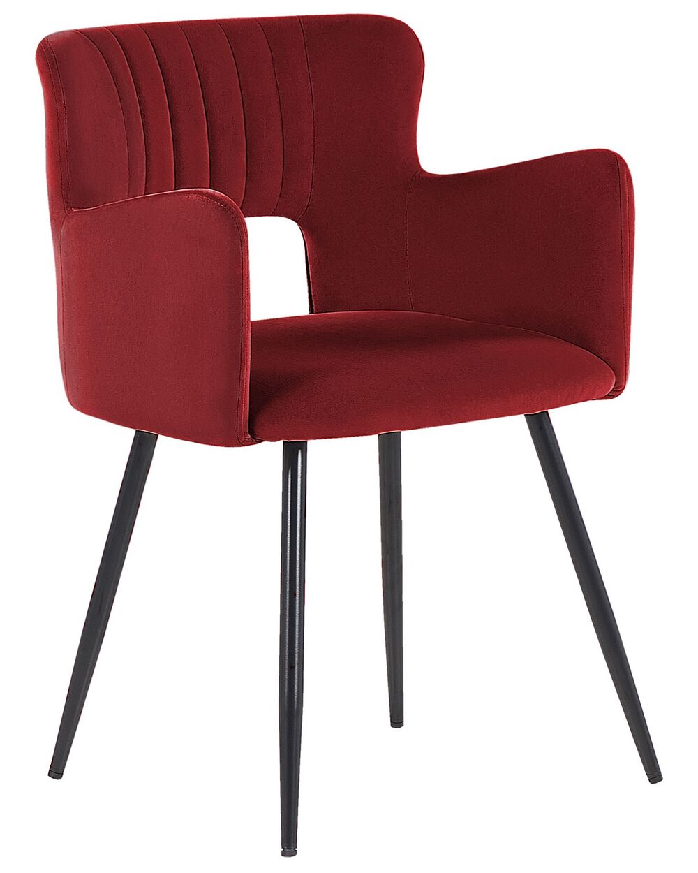 Dark red velvet chair 2025
