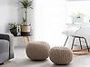 Pouffe CONRAD Cotton Light Beige