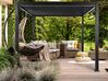 Pergola 310 x 310 cm svart FORNOLI_932950