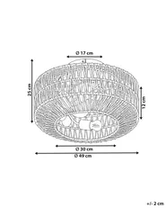 Plafondventilator met verlichting ESTERO met afstandsbediening Bruin_1125569