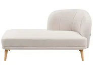 Right-Hand Chaise Longue TANLAY Fabric Light Beige_948397