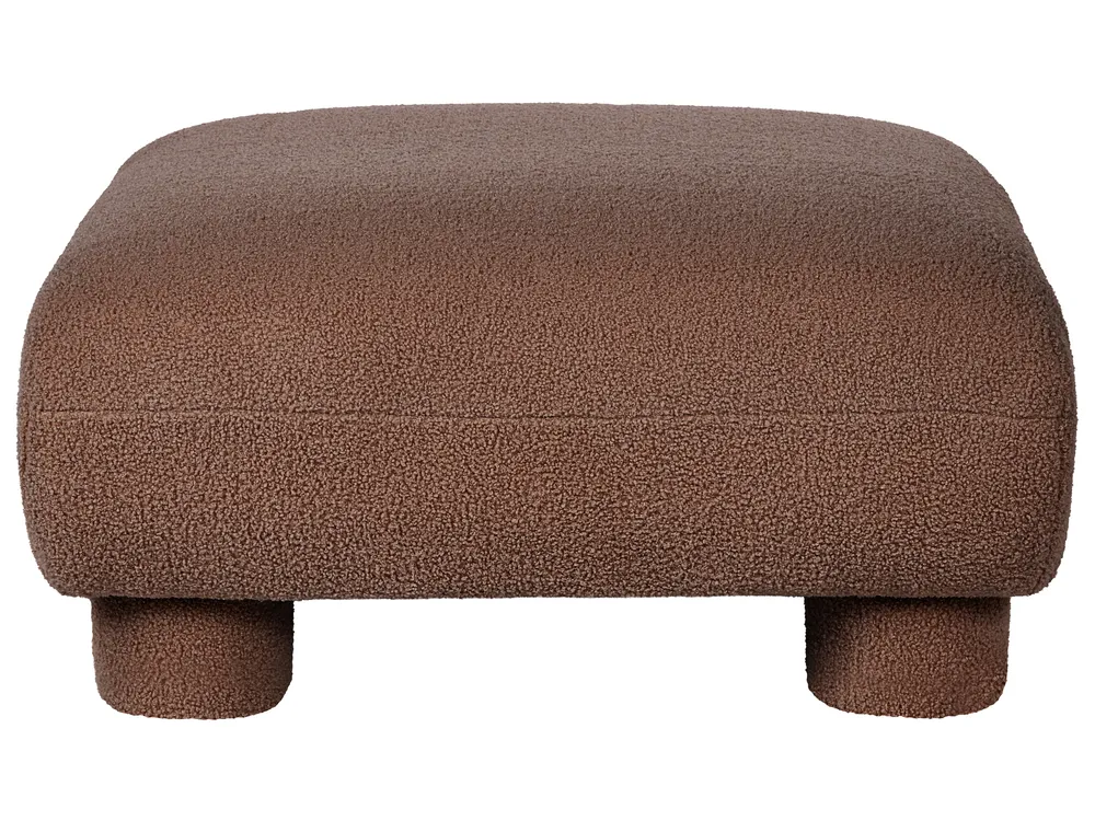 Modular Living Room Set 4 Seater MJALBI Boucle Brown_1075394
