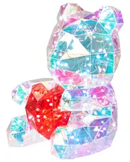 Decorazione a LED orsacchiotto RIGEL con App Multicolore_887525