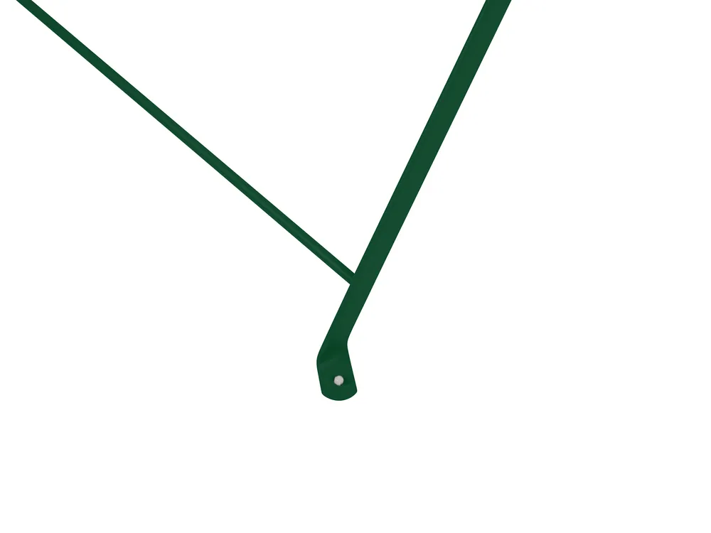 Bistro Set Folding FIORI Metal Dark Green_906097