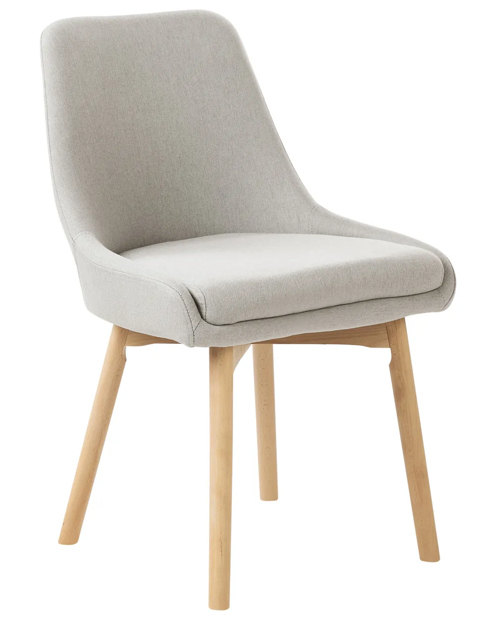 Set of 2 Dining Chairs MELFORT Light Grey_958384
