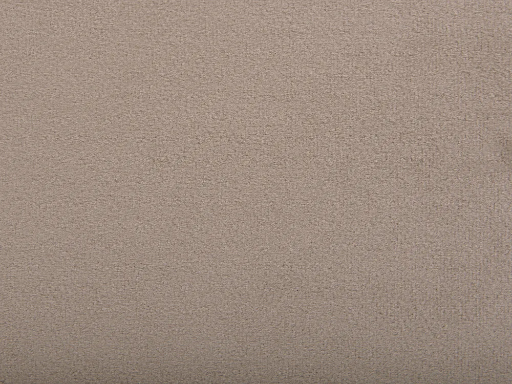 Bett mit Lattenrost Samtstoff AMBILLOU 140 x 200 cm Taupe_902465