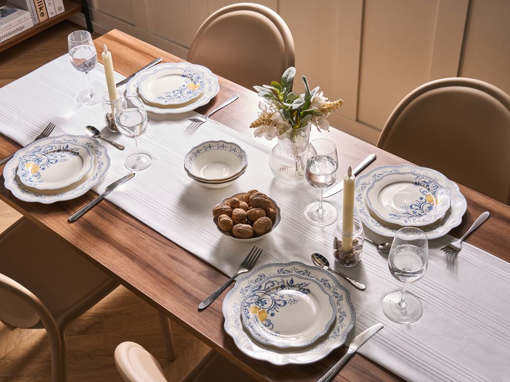 Zastawa stołowa 12-częściowa LOVAGE Porcelana Biały