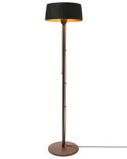 Riscaldatore a infrarossi da patio a piantana VARAZZE 1500 W Nero_968101