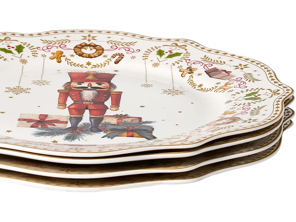 Zastawa stołowa 20-częściowa CARDAMOM Porcelana Biały_1191806