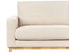 Sofa 3-osobowa sztruksowa jasnobeżowa SIGGARD_920584