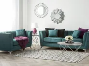 Sofa 2 Seater GAULA Velvet Teal_706371