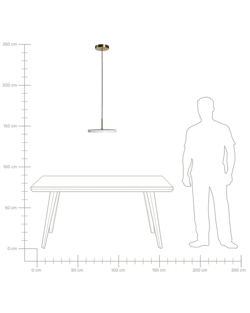Lampa wisząca LED EVENLODE Metal Biały_1106816