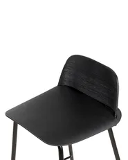 Set di 4 sedie alte MORA Nero_876347