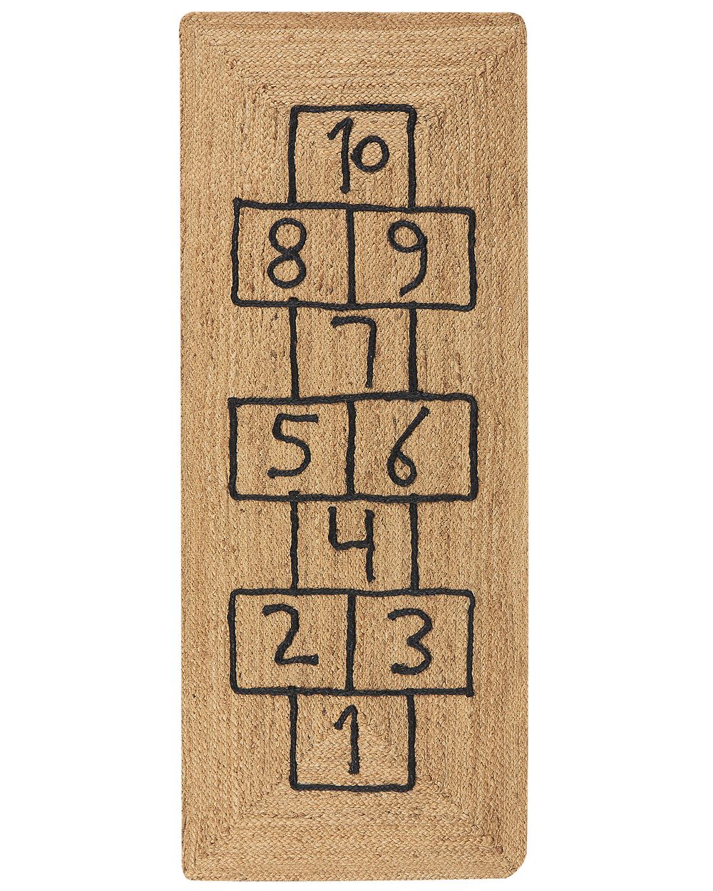 Tapis enfant TAVASA Naturel 150 x 60 cm Jute