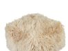 Faux Fur Pouffe Beige MUKKI_938801